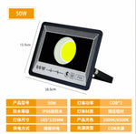 projecteur led 100w 200w 300w 400w 50w gris jaune ip66 moderne clips lumineuxextérieur