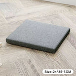tabouret moderne gris toile lin coussin amovible imperméable boucles noiresscrição