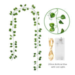 guirlande lumineuse feuilles vertes led blanc extérieur moderne décoration mariage chambre festive