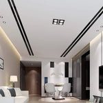 ruban décoratif adhésif acrylique noir effet miroir 3d bande cadre moderne mur intérieur