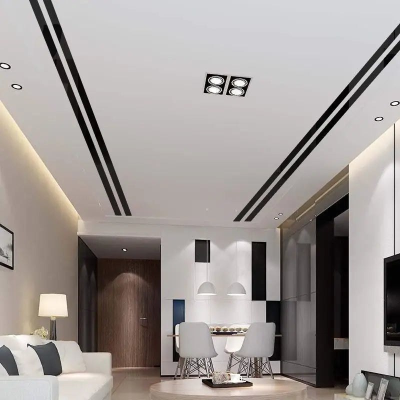 ruban décoratif adhésif acrylique noir effet miroir 3d bande cadre moderne mur intérieur