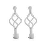 boules rideau moderne perforées noir blanc accessoires voilures fixations différentes tailles inclusées