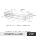 boîtes rangement transparentes pliables moderne poignées blanches stockage papier scrapbooking réutilisables organisateur respectueux environnement