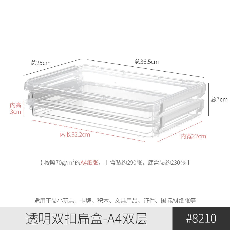 boîtes rangement transparentes pliables moderne poignées blanches stockage papier scrapbooking réutilisables organisateur respectueux environnement