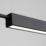 Suspension lumineuse moderne noir mat câble suspendu ampoules 115cm 150cm 180cm