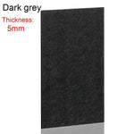 tapis protection meubles feutre adhésif anti rayures blanc gris noir 21x30cm 3mm 5mm