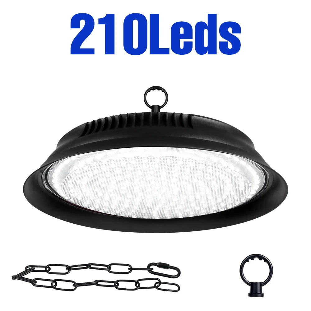 lampe led haute baie noire moderne 300w 220v us eu plug chambre salon