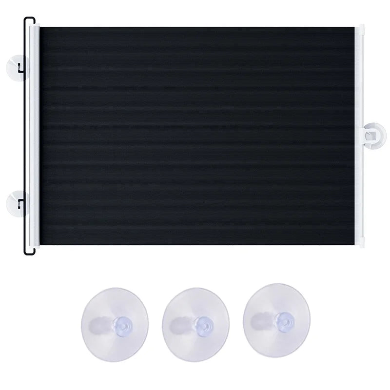 rideau solaire noir opacité moderne adhésif nano tissu protection intérieure 68x125cm