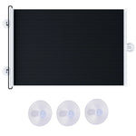 rideau solaire noir opacité moderne adhésif nano tissu protection intérieure 68x125cm