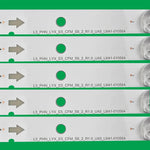 ruban led blanc moderne clips connecteurs kit 10pcs opaques 570mm