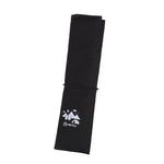 Sac crayons pliable pratique noir vert olive logo montagne soleil tissu ruban fixe compact