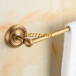 accessoires salle bain bronze classique finition brillante serviette bar papier holder robe hook vintage