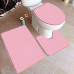 tapis bain moderne uni respectueux l'environnement noir rose clair bleu gris jaune rose foncé