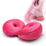 coussin ergonomique rose vif doux mousse mémoire forme polyester coton moderne massage