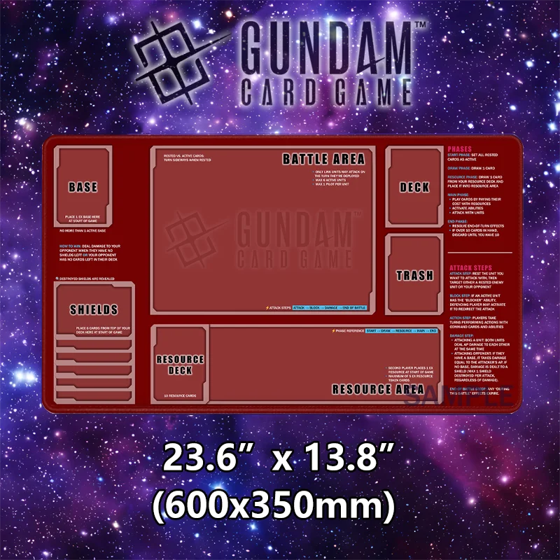 tapis jeu cartes noir antidérapant grande surface grille zones jeu collection jeux cartes