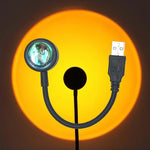 lampe led flexible veilleuse star forme toujours allumée couleur noir moderne fixations câble usb