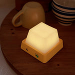 lampe tactile rechargeable led jaune blanc moderne bouton luminosite temperature couleur port usb