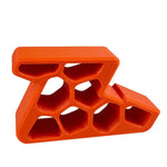 stoppeur fenêtre balcon adhésif hexagones moderne noir blanc rouge gris orange