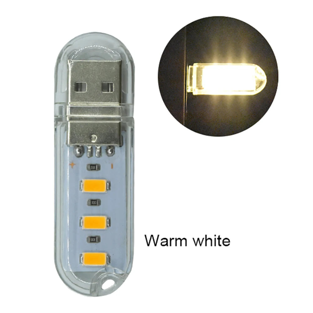 lampe led rechargeable usb moderne transparente blanche ligne led 60lm flux lumineux