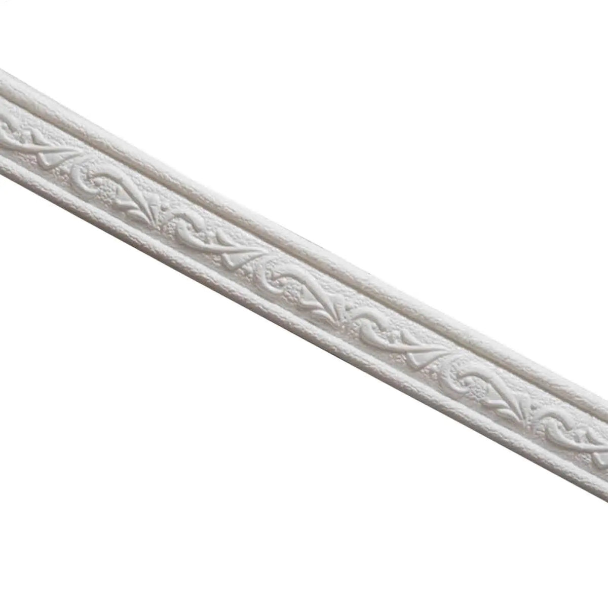 bande décorative murale autoadhésive 3d relief floral moulures classiques 230cm noir blanc beigeclair