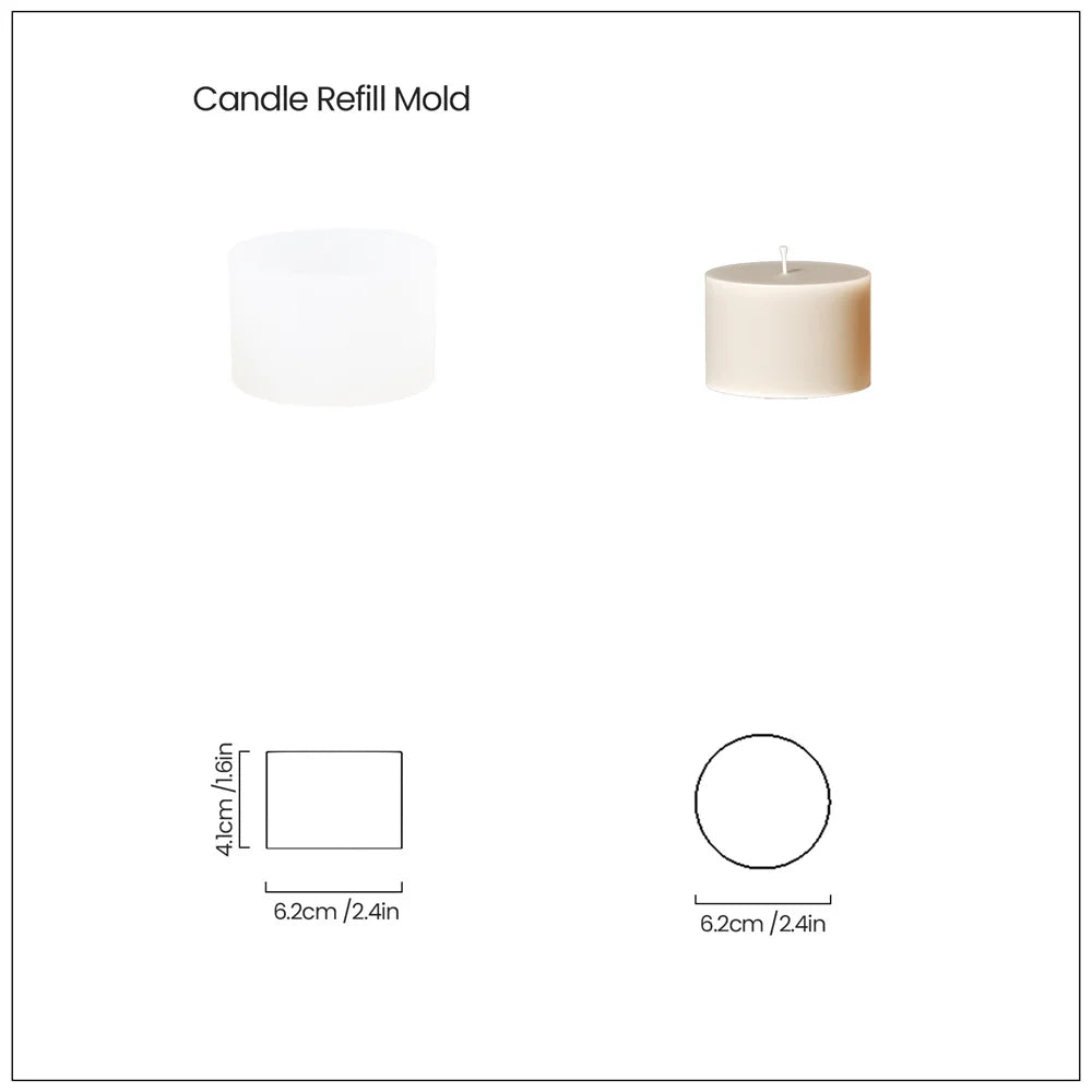 moule silicone bougie pot décoration maison flexible non adhésif facile nettoyage durable