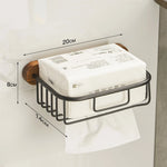 étagères porte serviettes bois moderne vis fixations salle bain minimaliste porte brosse gobelet savon