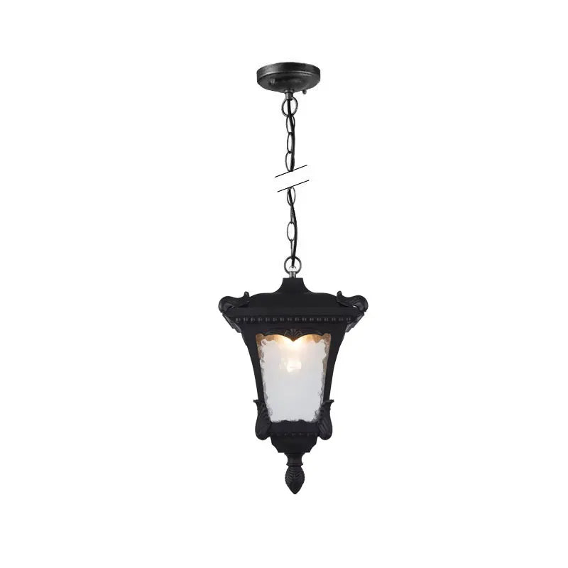 lampe suspendue or noir ornements dorés motifs géométriques opalescente classique vintage chambre salon