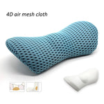 coussin lombaire mousse mémoire forme gris maille ergonomique polyester non amovible