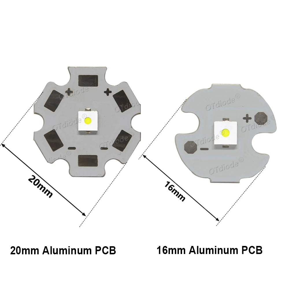 LED chip blanc haute puissance 3W 5W 16mm 20mm PCB moderne
