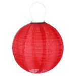 lanterne solaire led florale traditionnelle blanc rouge vert rose crochets tissu nylon opaque festive