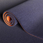 tapis sol gris orange texture tissée moderne salon chambre sport polyester tufté vinyle plaid