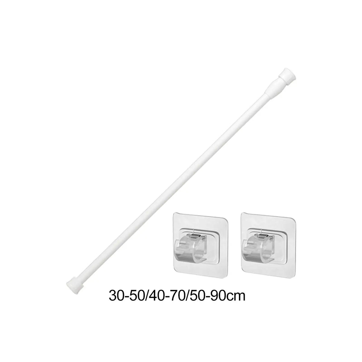 tige serviette adhésive blanc moderne télécopique 30 50cm 40 70cm 50 90cm