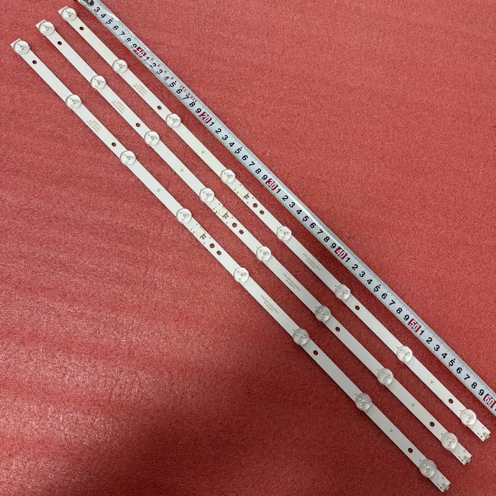 bande lumineuse led blanc moderne connecteurs aluminium fixe télévision éclairage