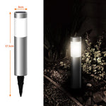 lampes solaires argentées éclairage extérieur moderne facile ip65 protection solaire