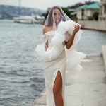 voile mariée deux couches tulle blanc classique élégant prom mariage demoiselle d'honneur romantique original