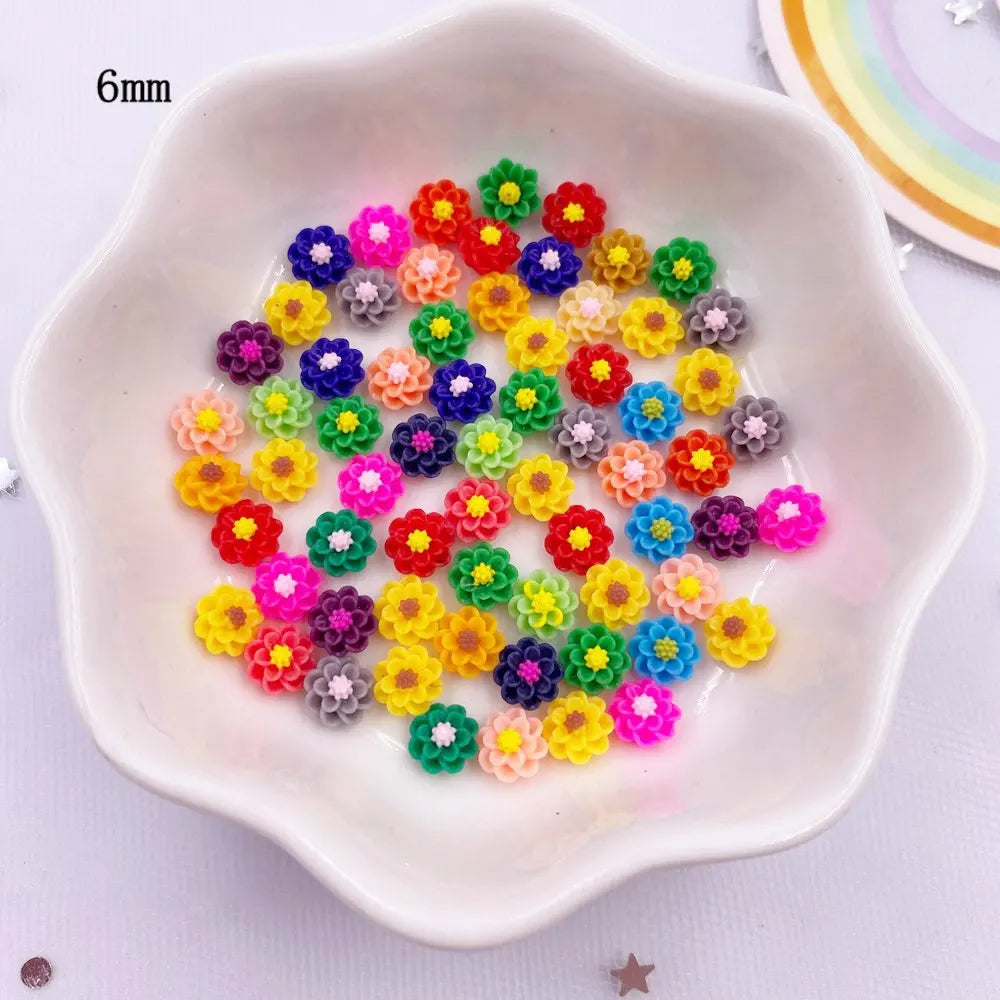 résine multicolores fleurs détaillées décoratives bricolage artisanal mariage anniversaire noël