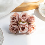 fleurs artificielles soie roses blanches couronne mariage romantique décoration intérieure anniversaire baby shower