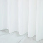 rideau douche semi transparent moderne rose orange bleu blanc vert plissé 180x180cm anneaux suspension