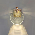 lampe murale moderne chrome doré blanches transparente éclairage chambre cuisine salle manger