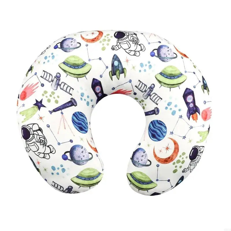 taies d'oreiller bébés unisexe coton animaux arc ciel étoiles fleurs moderne opaques gris bleu