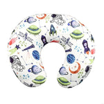 taies d'oreiller bébés unisexe coton animaux arc ciel étoiles fleurs moderne opaques gris bleu
