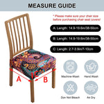 housses chaise imprimées floral géométrique élasthanne polyester élastique multicolore moderne ethnique