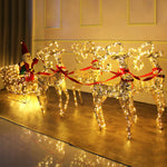 Renne de Noël avec éclairage LED