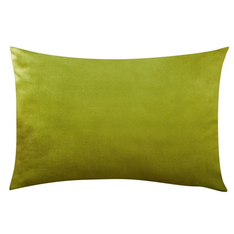 housse coussin velours uni 30x50 cm décoration salon canapé chambre moderne couleur violette