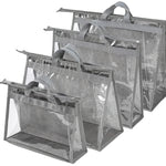 sac rangement réutilisable pvc waterproof poignées détachables moderne pratique xl