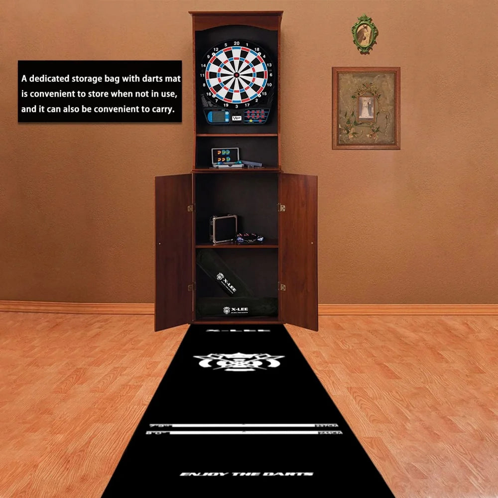 tapis jeu fléchettes antidérapant polyester durable intérieur extérieur blason Enjoy The Darts dartboard