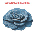 tapis fleur rose relief moderne polypropylène maison chambre rouges bleus verts violets noirs blancs