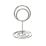 pinces papier cœur diamant moderne or rose argenté métal décoratif cartes notes support
