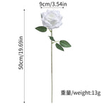 bouquet roses artificielles blanches vase cube decoration maison mariage anniversaireintérieur