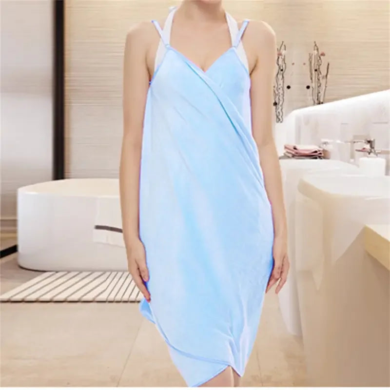 serviette bain robe bleu clair violet marron douce moelleuse séchage rapide absorbante simple confortable